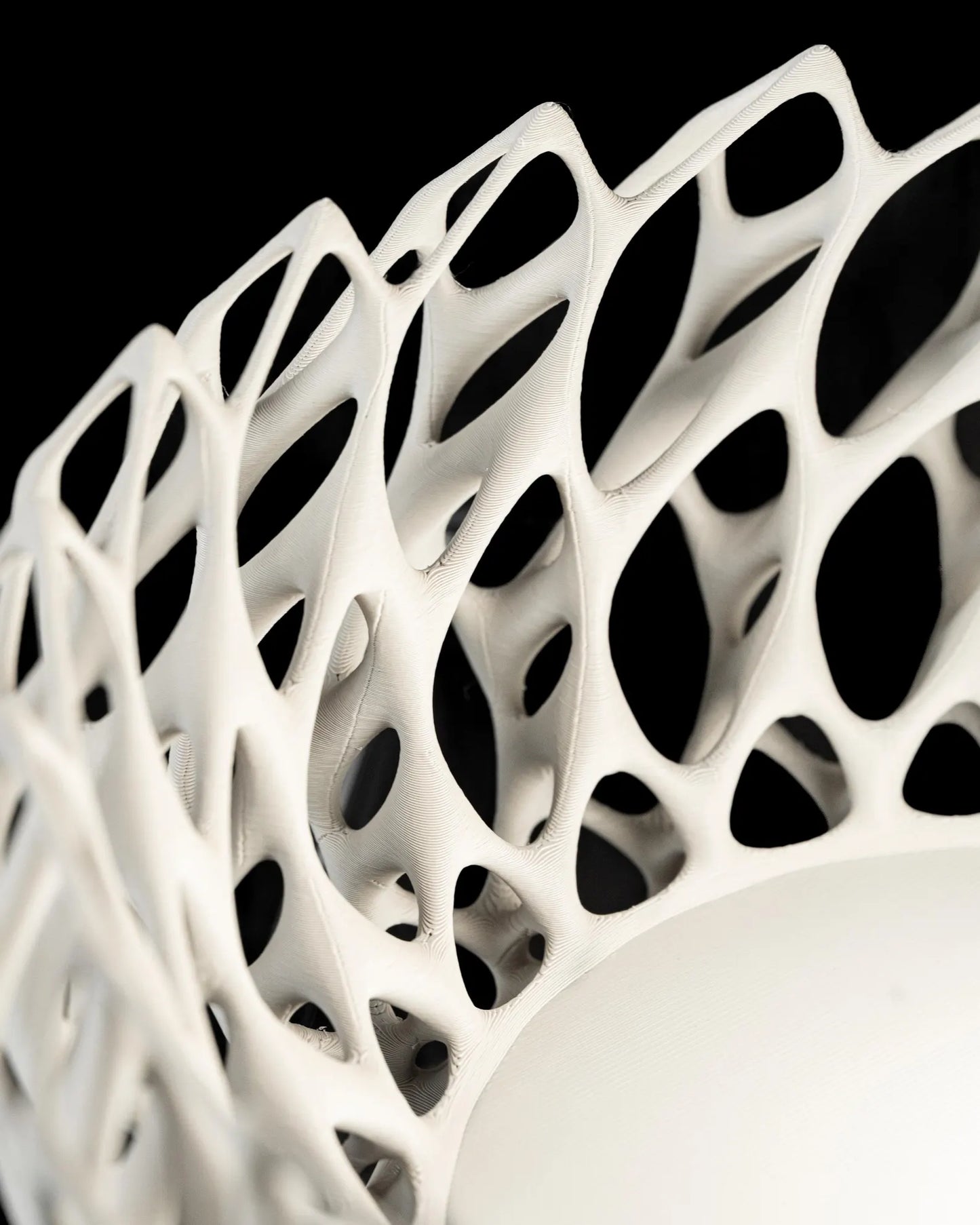Lattice Flow 3D Printed Bowl