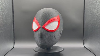 Miles Morales-Inspired 3D Printed Spider-Man Mask